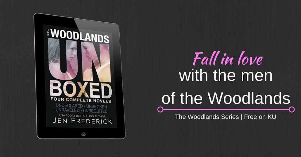 Unboxed, The Woodlands Series, Jen Frederick